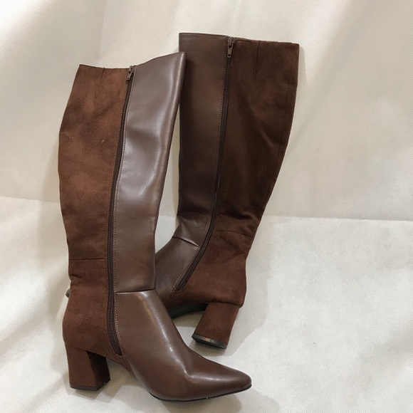 Tahari women’s Bellary knee high brown boots - Picture 2 of 8